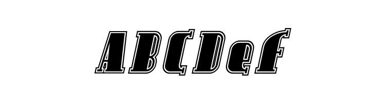 Avondale Inline Italic  Free Fonts Download