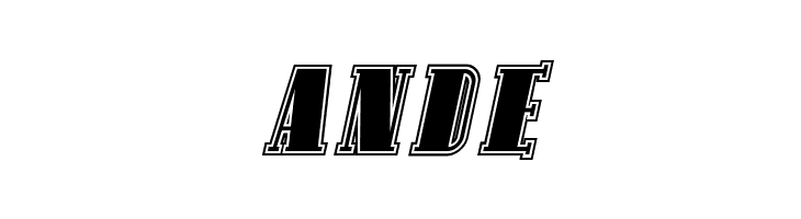 Avondale Inline Italic  Free Fonts Download