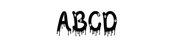 Scary Blood - Pesonal Use  Free Fonts Download
