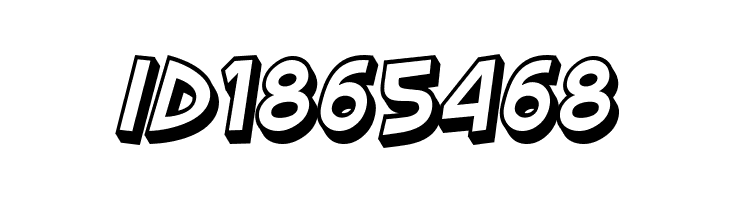 SF Slapstick Comic Shaded Oblique  Free Fonts Download