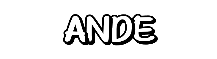 Nabana Shadow Bold  Free Fonts Download