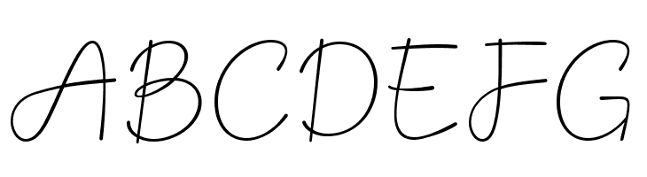 Barokah Signature Regular  Free Fonts Download