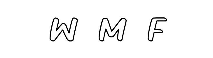 Comickes Outline  Free Fonts Download