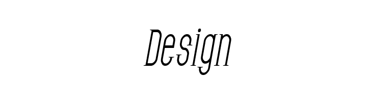 SF Gothican Condensed Oblique  Free Fonts Download