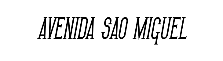 SF Gothican Condensed Bold Oblique  Free Fonts Download