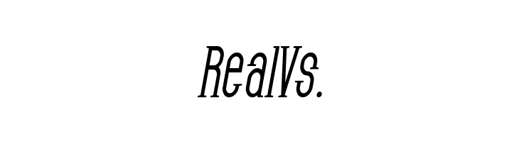 SF Gothican Condensed Bold Oblique  Free Fonts Download