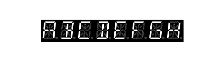 14 Segment LED  Free Fonts Download