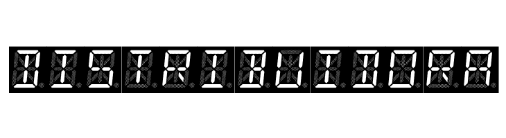 14 Segment LED  Free Fonts Download