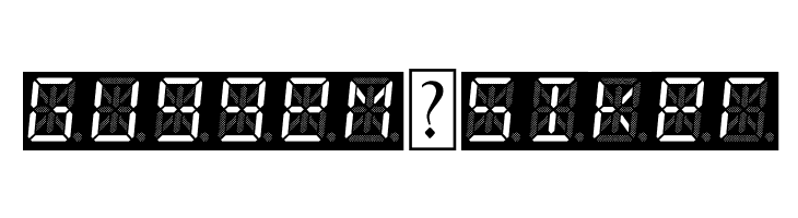 14 Segment LED  Free Fonts Download