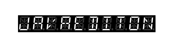 14 Segment LED  Free Fonts Download