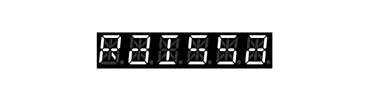 14 Segment LED  Free Fonts Download