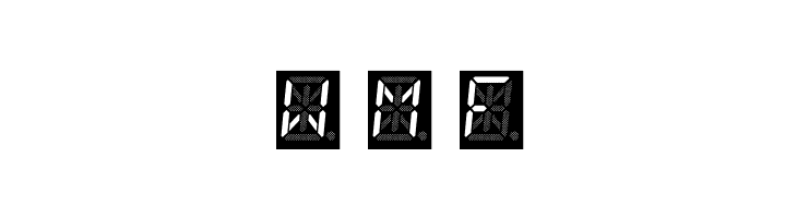 14 Segment LED  Free Fonts Download