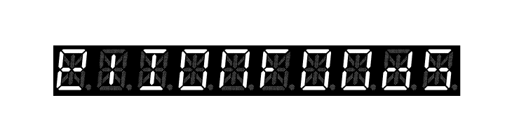 14 Segment LED  Free Fonts Download