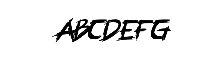 ArghDemo Italic  Free Fonts Download