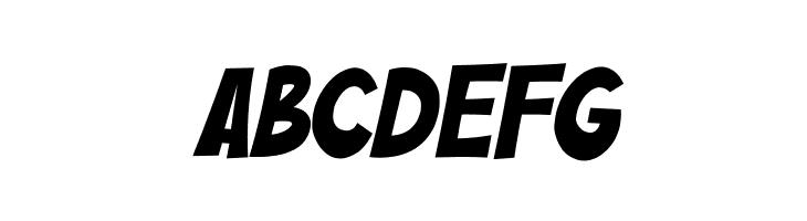 Bazinga! Italic  Free Fonts Download