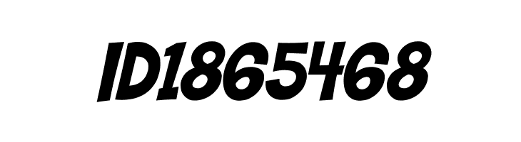 Bazinga! Italic  Free Fonts Download