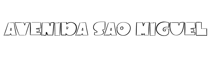 Mollusca Display Outline  Free Fonts Download