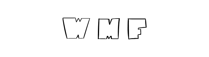 Mollusca Display Outline  Free Fonts Download