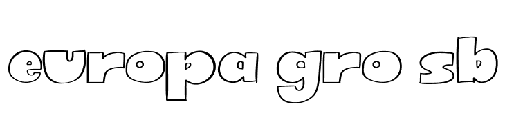 Mollusca Display Outline  Free Fonts Download