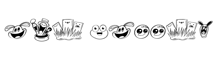 Mollusca Doodle Outline  Free Fonts Download