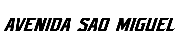 AZN Unified Oblique  Free Fonts Download