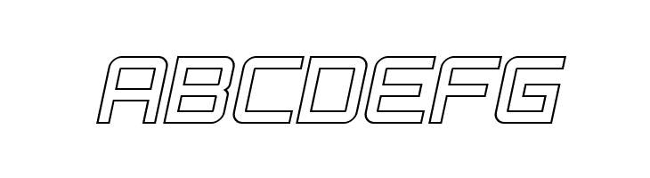 SF Chaerilidae Outline Oblique  Free Fonts Download