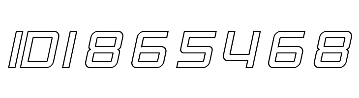 SF Chaerilidae Outline Oblique  Free Fonts Download