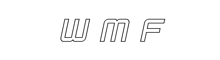 SF Chaerilidae Outline Oblique  Free Fonts Download