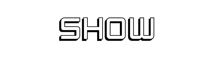 SF Chaerilidae Shaded  Free Fonts Download