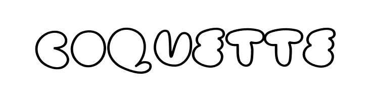 Cake Bake Outline Demo  Free Fonts Download