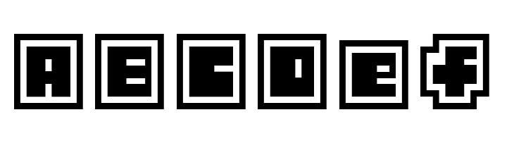 Tiny Box CollageBitA12  Free Fonts Download