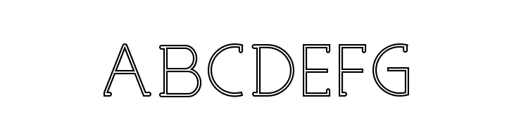 NICOLLS DEMO Outline  Free Fonts Download