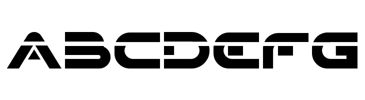 XHARP Demo LASER  Free Fonts Download