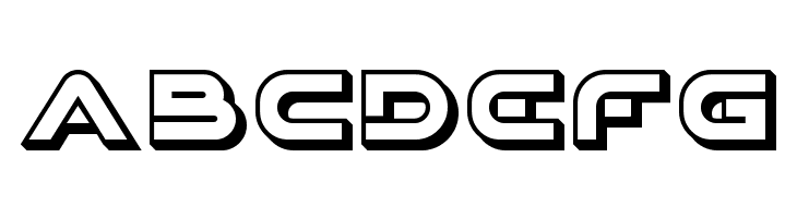 XHARP Demo 3D  Free Fonts Download