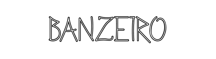 Eberta Light Demo Outline  Free Fonts Download