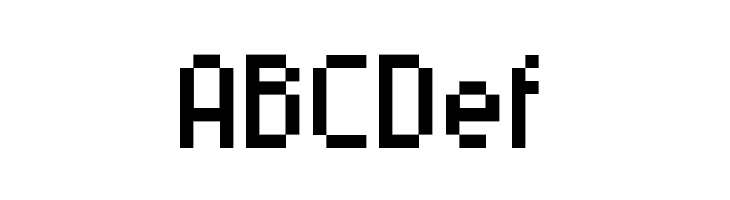 MiniSet2  Free Fonts Download