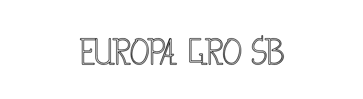 Gapbrooth Demo Serif Outline  Free Fonts Download