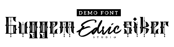 Black Sting Demo  Free Fonts Download