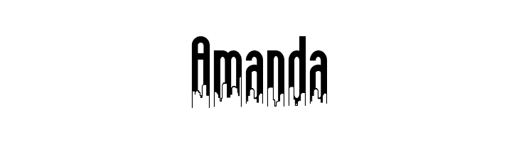 Anamelia Demo Skyline  Free Fonts Download