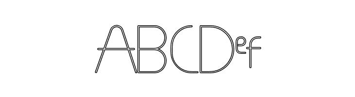 Freakouts Demo Outline  Free Fonts Download