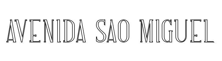 NORTH MOUNT DEMO Outline  Free Fonts Download