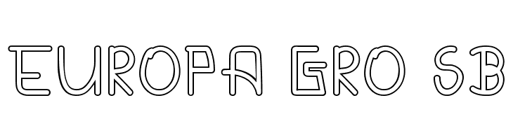 CALDERDALE DEMO Outline  Free Fonts Download