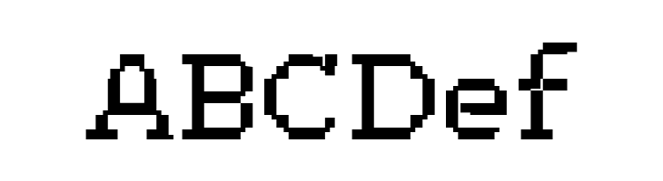 PF Westa Seven  Free Fonts Download