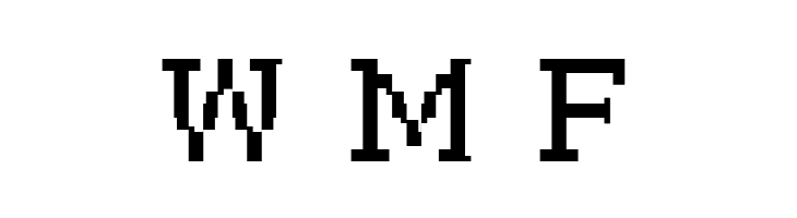 PF Westa Seven  Free Fonts Download