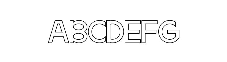 Social Trend Demo Outline  Free Fonts Download