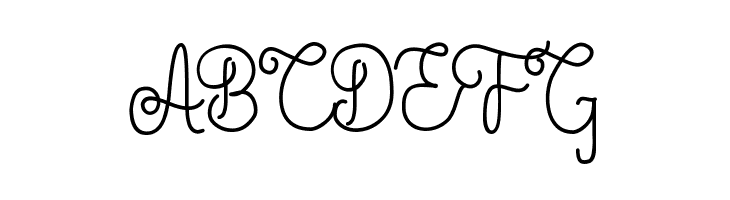 Aleda Demo Monoline  Free Fonts Download
