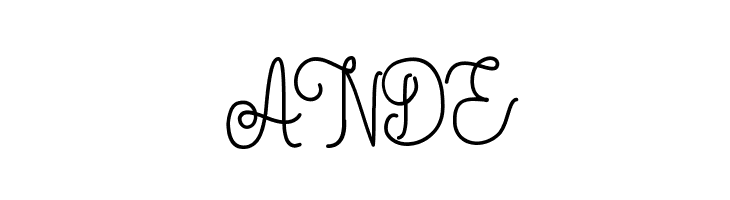 Aleda Demo Monoline  Free Fonts Download