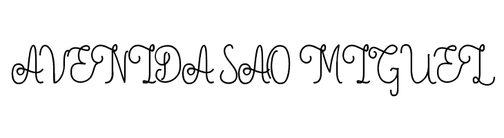 Aleda Demo Monoline  Free Fonts Download