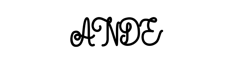 Aleda Demo Monoline Bold  Free Fonts Download