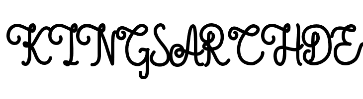 Aleda Demo Monoline Bold  Free Fonts Download